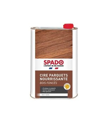 Cire parquet chêne fonce 1L Spado
