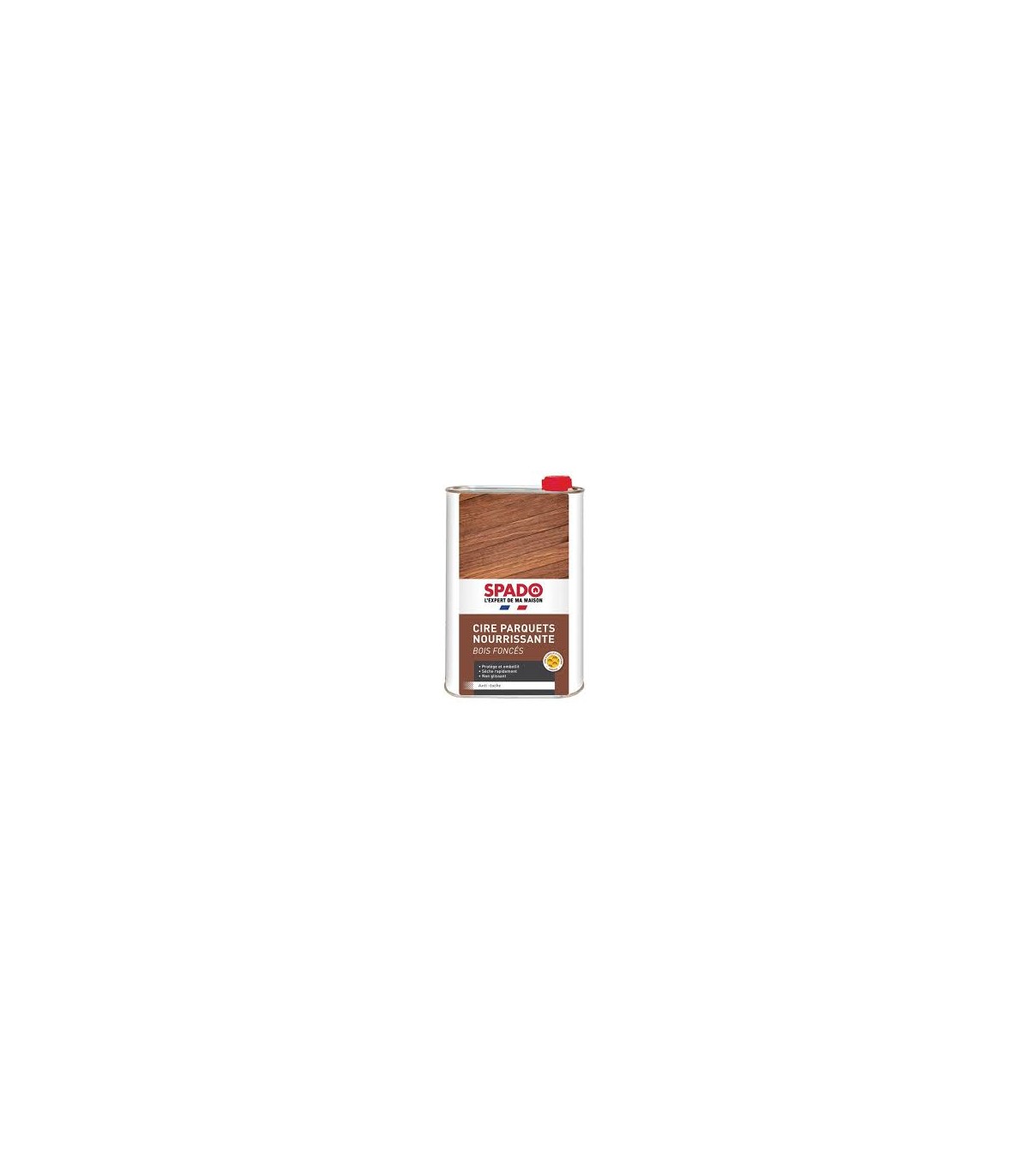 Cire parquet chêne fonce 1L Spado