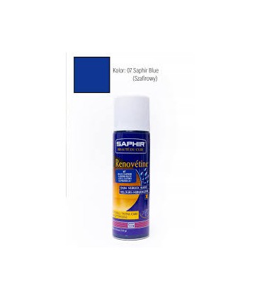 Bombe daim nubuck bleu saphir Saphir 200ml