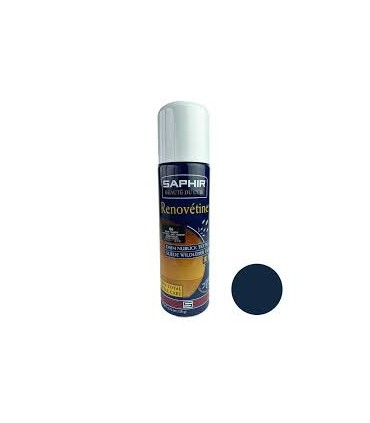 Bombe daim nubuck bleu marine Saphir 200ml