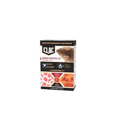 Pate souris et rats 150g Clac