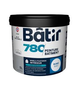 Peinture mat écolabel 5L blanc
