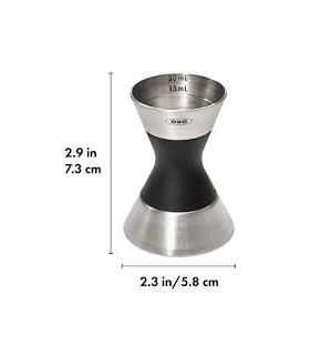 Doseur double à cocktails inox 30ml et 50ml