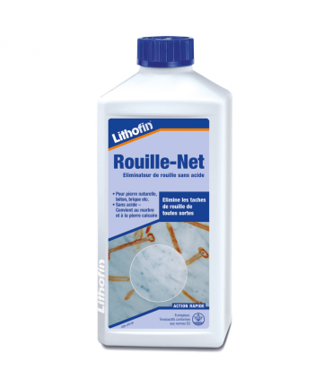 Lithofin rouille net 500ml - Eliminateur de rouille Pierre Marbre à Nice