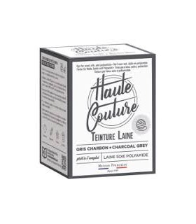 Teinture laine Haute Couture gris charbon 300g