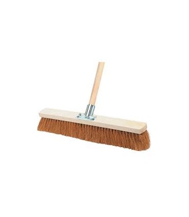 Balai coco avec douille métal 28mm 60cm