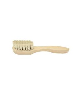 Brosse cirage poils blanc saphir