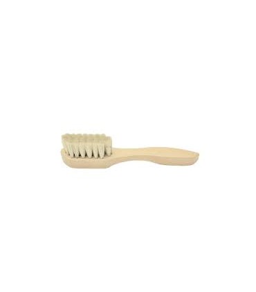 Brosse cirage poils blanc saphir