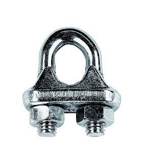 Serre-cable étrier 6mm x2