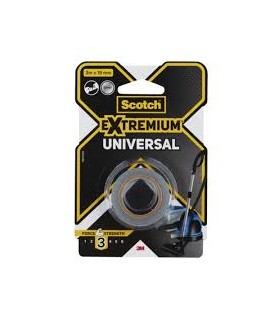 Adhésif toilé 3M gris 3mx19mm