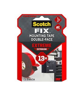 Adhésif double face 3M extrême extérieur 5mx19mm