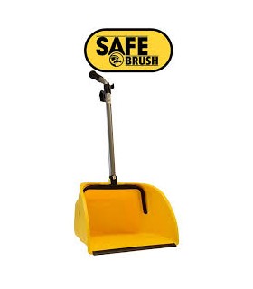 Pelle jaune manche droit gros déchets