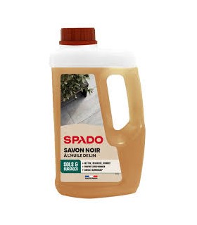 Savon noir à l’huile de lin 1L Spado
