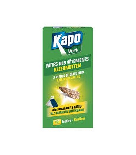 Piège mites vêtements x2 Kapo
