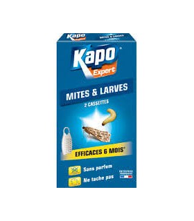 Cassette anti mite vêtements x2 Kapo