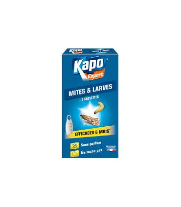 Cassette anti mite vêtements x2 Kapo