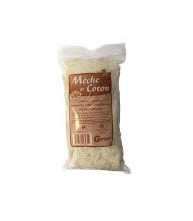 Mèche de coton entretien bois