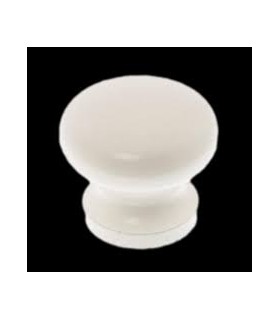 Bouton bois blanc pour meuble x2