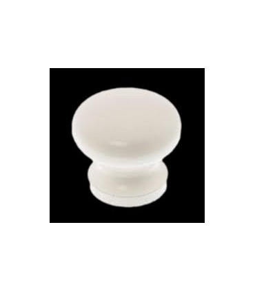Bouton bois blanc pour meuble x2