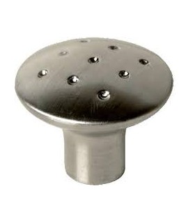 Bouton golf nickelé pour meuble 32mm
