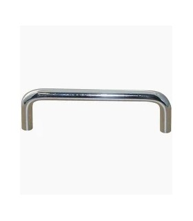 Poignée zamac acier chromé d.8mm entraxe 96mm