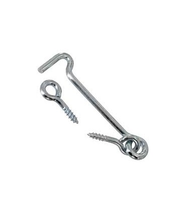 Crochet contrevent acier 4x80mm x3
