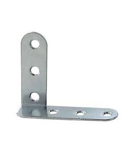 Équerre chassis coudé gauche acier 40mm x4