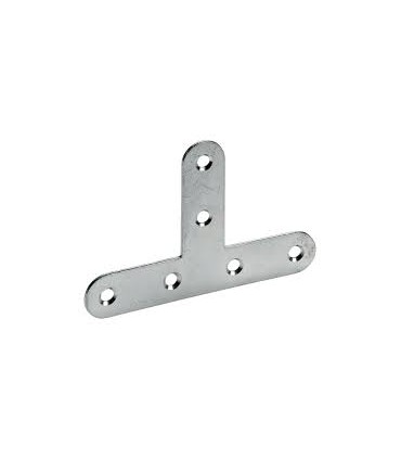 Equerre de cadre en T acier 80x40mm x4