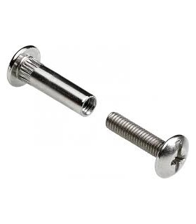 Vis de liaison nickelé 6x25mm 41-51 x4