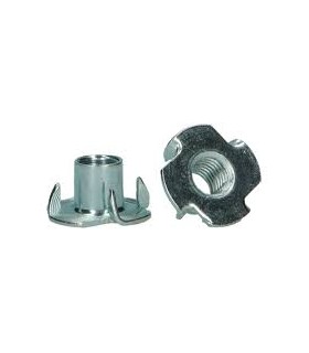 Écrou à enfoncer acier d.8mm l9.8 d.ext22mm x8