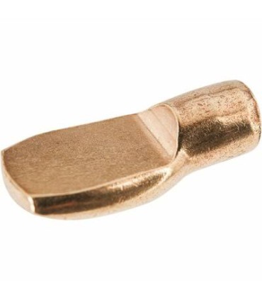Taquet d'étagère laitonné d.5mm x8