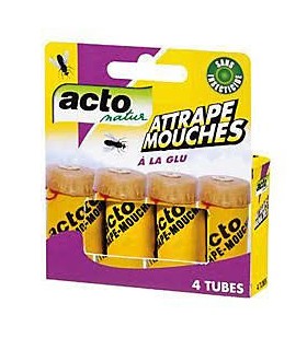 Piège attrape mouche x4 Acto