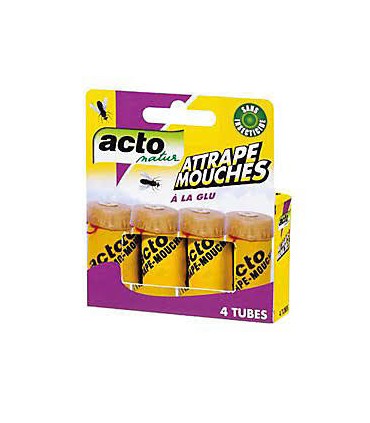 Piège attrape mouche x4 Acto