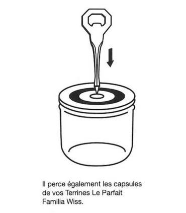 Ouvre bocal 3en1 Le Parfait
