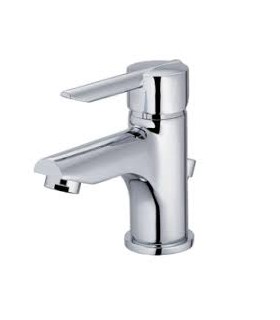 Robinet mitigeur lavabo avec vidage chrome Alto