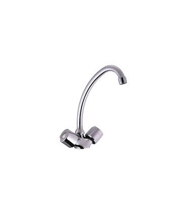 Robinet mélangeur évier chrome Ania