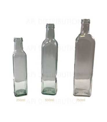 Bouteille carrée Marasca 750ml x8