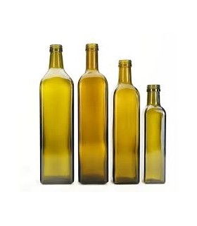 Bouteille carrée vert Marasca 750ml x8