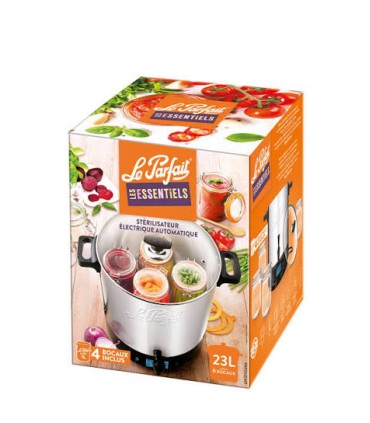 Stérilisateur Le Parfait 23L + 4 bocaux