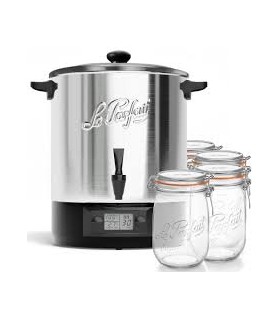 Stérilisateur Le Parfait 23L + 4 bocaux