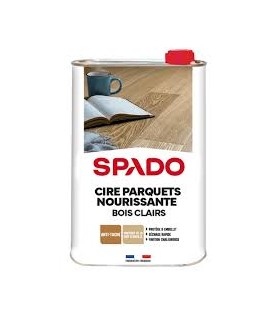 Cire parquet chêne clair 1L Spado