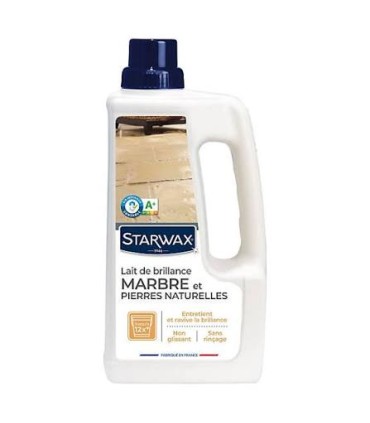 Lait de brillance 2 en 1 spécial marbre pierre naturelle 1L Starwax