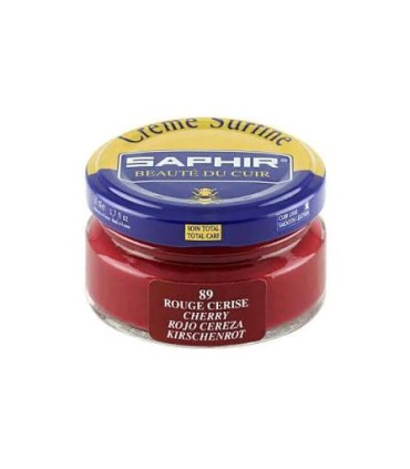 Cirage crème surfine pommadier 50ml saphir rouge cerise