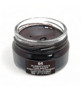 Cirage crème surfine pommadier 50ml saphir marron foncé