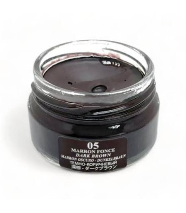 Cirage crème surfine pommadier 50ml saphir marron foncé