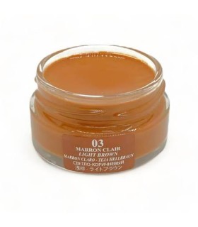 Cirage crème surfine pommadier 50ml saphir marron clair
