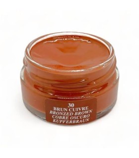 Cirage crème surfine pommadier 50ml saphir brun cuivre
