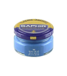 Cirage crème surfine pommadier 50ml saphir bleu jean