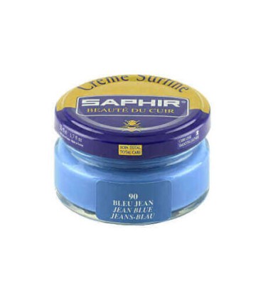 Cirage crème surfine pommadier 50ml saphir bleu jean