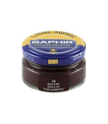 Cirage crème surfine pommadier 50ml saphir havane